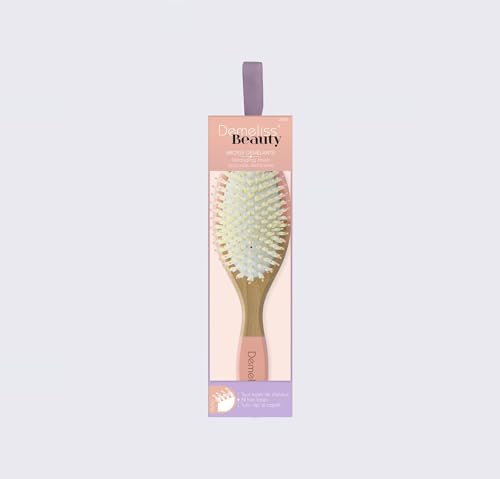  Brosse plate démêlante Demeliss Beauty boise pour cheveux frisés
| Brosse plate démêlante Demeliss Beauty bois adaptée 