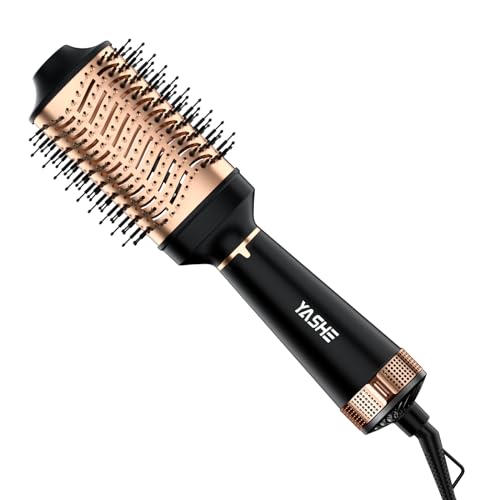 Brosse soufflante YASHE 4 en 1 Chauffante pour coiffeur Noir
Brosse chaîforme chauffante YASHE 1200 W pour sécher et lis